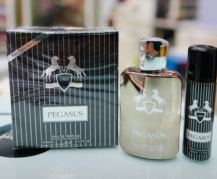 ادکلن مردانه فرگرانس ورد Fragrance World مدل پگاسوس Pegasus حجم 100 میلی لیتر
