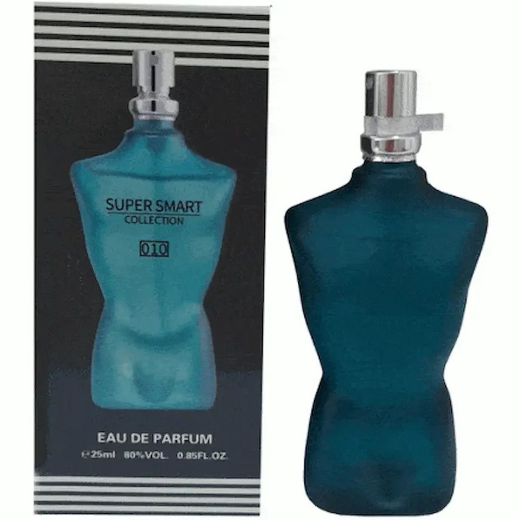 عطروادکلن 25 میل مردانه سوپر اسمارت کد 010 رایحه ژان پل گوتیه هوم کلاسیک