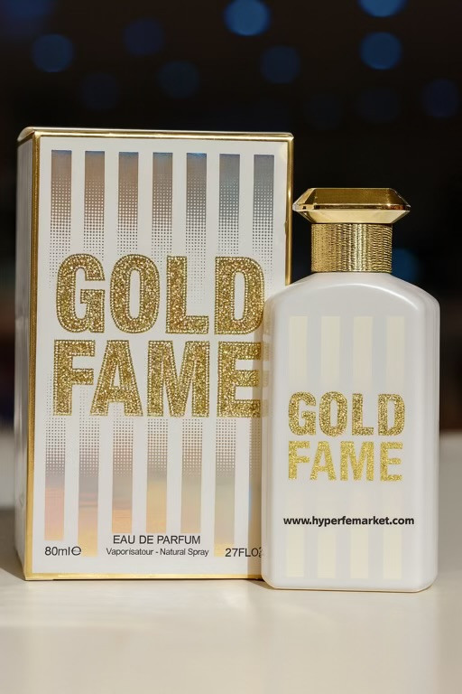 عطر ادکلن فراگرنس ورد مدل گلد فمه GOLD FAME حجم 80 میل