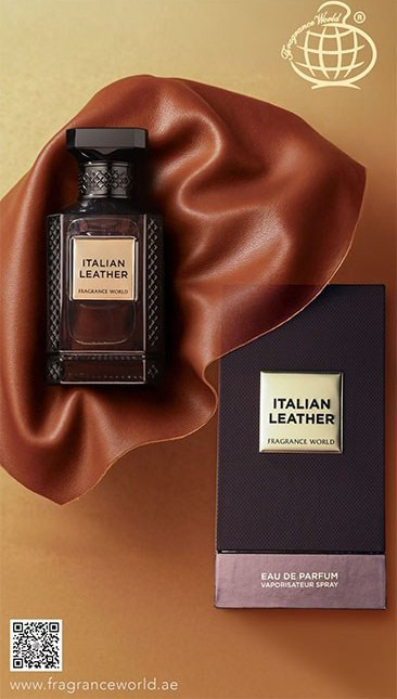 عطر ادوپرفیوم یونیسکس فراگرنس ورد مدل Italian Leather حجم ۸۰ میلی لیتر تلخ گرم