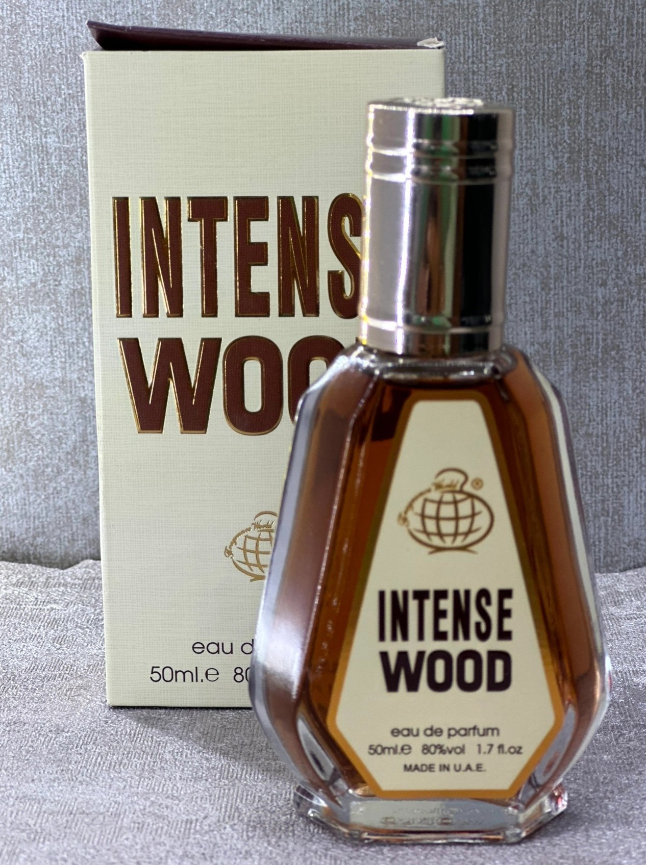 عطر ادوپرفیوم مردانه فراگرنس ورد مدل اینتنس وود حجم ۵۰ میل