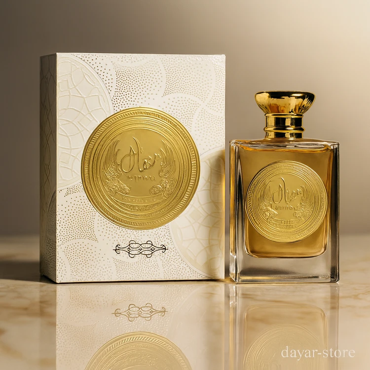 عطر ادوپرفیوم ارض الزعفران مدل مثقال رایحه شیرین ۱۰۰ میلی‌لیتر